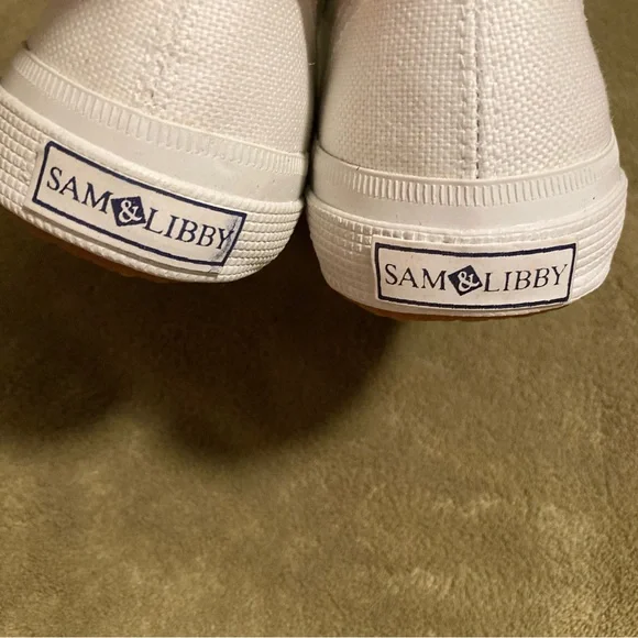 NIB Vintage Sam & Libby Jackie Canvas Shoes Sneakers Size 7.5 - Picture 7 of 13